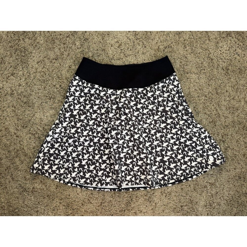 PUMA PWRSHAPE Golf Tennis Fly Skirt/Skort Dove Print Sporty Black SMALL